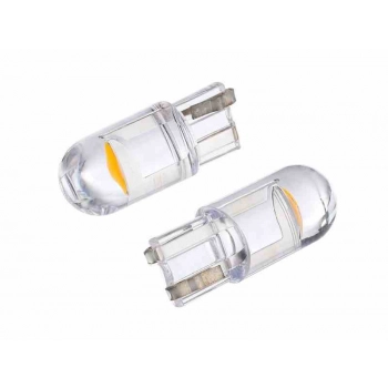 Żarówka VISION WY5W (T10) 12V 1x F10 LED, całoszklana, pomarańczowa, 2 szt.