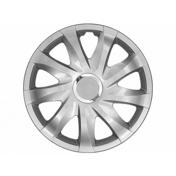 Kołpaki DRIFT silver laquered + ring 14