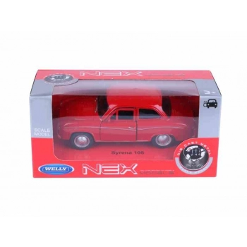 Model 1:34, PRL Syrena 105, czerwony (A884S105C)
