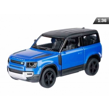 Model 1:36, Kinsmart, Land RoverDefender, niebieski (A747LRDNI)