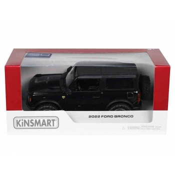 Model 1:34, 2022 Ford Bronco Hard Top, czarny (A11768CZ)