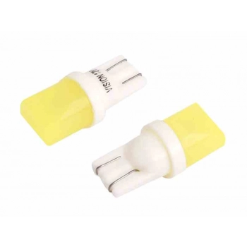 Żarówka VISION W5W (T10) 12V 1x COB LED, biała, 2 szt.