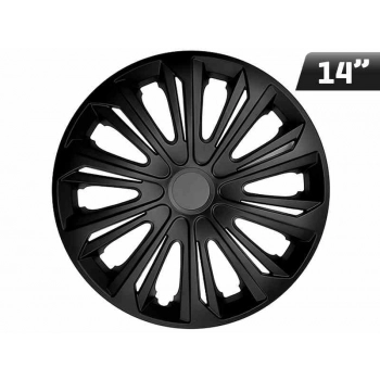 Kołpaki STRONG black MAT 14", 4 szt.