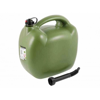 Kanister plastikowy na paliwo, 20L, owalny, khaki