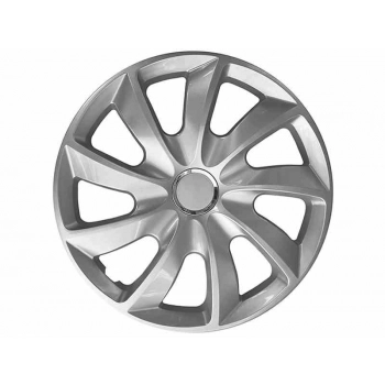 Kołpaki STIG silver laquered + ring 15