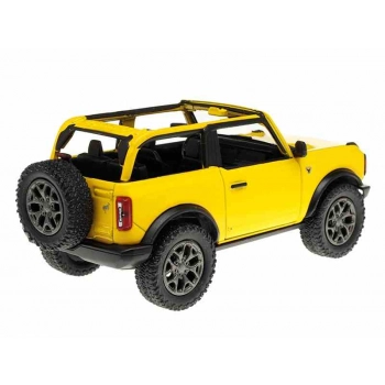 Model 1:34, 2022 Ford Bronco Open Top, żółty (A11767Z)