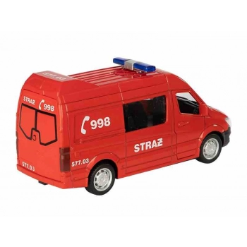 Model 1:32, Mercedes-Benz, Straż, czerwony, posiada sygnały świetlne i głosowe