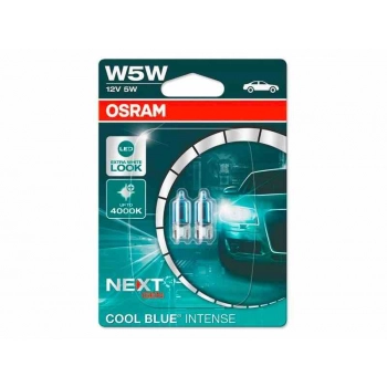 Żarówki OSRAM W5W 12V W2.1x9.5d 5W Cool Blue Intense, Next Generation, +100%, 2  szt.