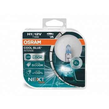Żarówki OSRAM H1 12V 55W P14,5s Cool Blue Intense, Next Generation +100%, 2 szt.