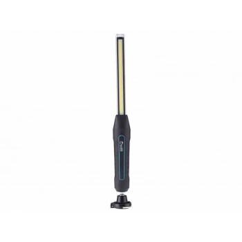Lampa warsztatowa super cienka, 10W 800 lm COB LED + 3W 200 lm LED, akumulatorowa, IK08, IP67, z magnesem
