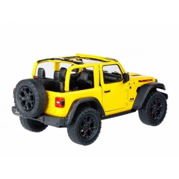 Model 1:34, Kinsmart, 2018 Jeep Wrangler żółty (A749JWZ)