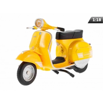 Model 1:18 1976 Vespa 200 Rally, żółty