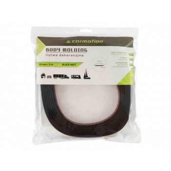 Listwa dekoracyjna, czarny mat, 26 mm x 5 m (86175)