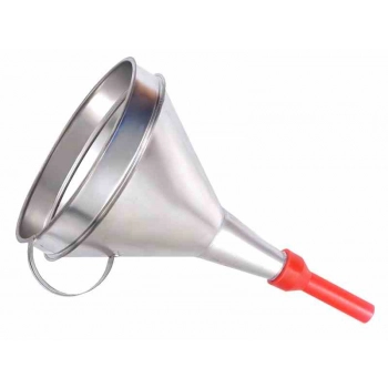 Lejek metalowy z plastikową końcówką, czasza 165 mm, prosty