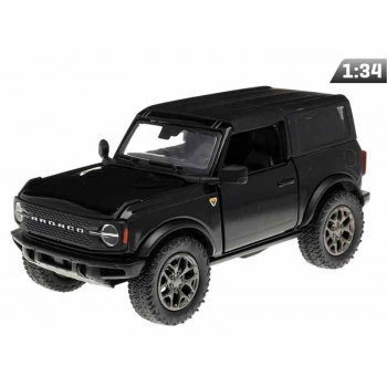 Model 1:34, 2022 Ford Bronco Hard Top, czarny (A11768CZ)