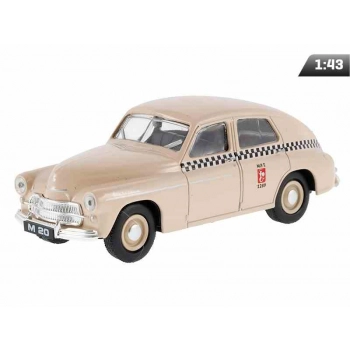 Model 1:43, PRL WARSZAWA M20 TAXI, beżowy
