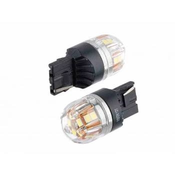Żarówka VISION W21W (T20d) 12/24V 15x 2835 SMD OSRAM Chip, CANBUS, biała, 2 szt.
