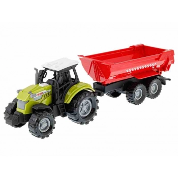 Model Mały Rolnik, Traktor z przyczepą, wywrotką z efektami świetlnymi i dźwiękowymi