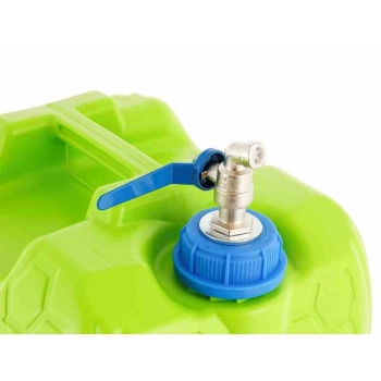 Pojemnik na wodę z metalowym zaworem długim w nakrętce, 20 L