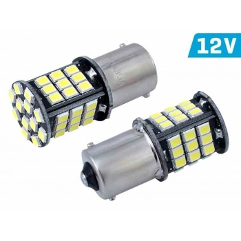 Żarówka VISION P21W BA15s 12V 48x 5630 SMD LED, CANBUS, biała, 2 szt.