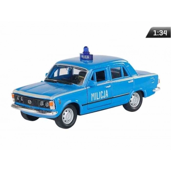 Model 1:34, PRL FIAT 125p MILICJA, niebieski (A884F125MIN)