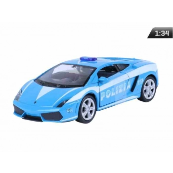 Model 1:34, LAMBORGHINI Gallardo LP560-4, POLIZIA, niebieski (A876LAGPN)