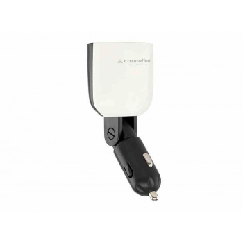 Ładowarka 2x USB 3.4A max + woltomierz 8-30V z alarmem niskiego napięcia