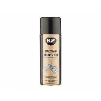 Biały smar litowy z PTFE -20°C / +14000°C, 400 ml