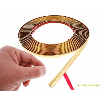 Listwa dekoracyjna, złota, 14 mm x 5 m (86746)
