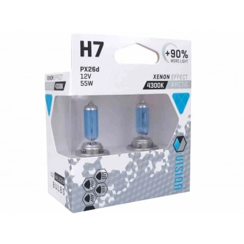 Żarówki VISION arctic white H7 12V 55WPX26d U E4 +90%, 2 szt.