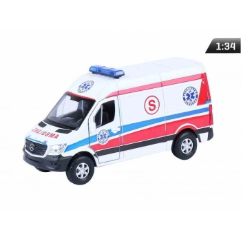 Model 1:34,  Mercedes-Benz Sprinter AMBULANS, biały (A884MBSAMB)