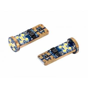 Żarówka VISION W5W (T10) 12/24V 18x 2016 SMD LED, CANBUS, biała, 2 szt.