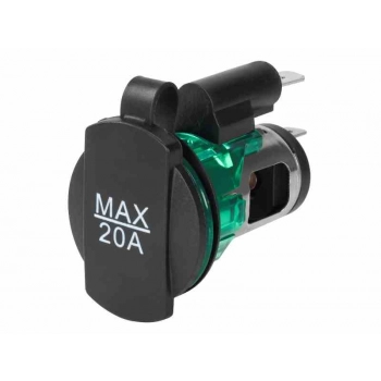 Gniazdo elektryczne EURO, 12/24V, 20A max