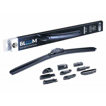 Pióro wycieraczki BLOOM M10 500 mm / 20" bezszkieletowe, 10 adapterów