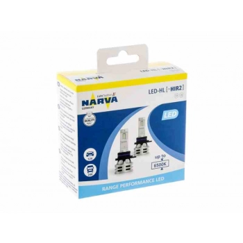 Żarówki NARVA HIR2 LED 12/24V 24W, PX22d, Range Performance, 2 szt.