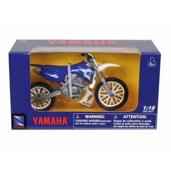 Model 1:18,  Yamaha YZ 450F, niebieski (M05604FNI)