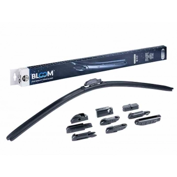 Pióro wycieraczki BLOOM M10 550 mm / 22" bezszkieletowe, 10 adapterów