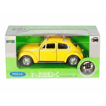 Model 1:34, VW Beetle, Surfing, żółty (A880VWBSZ)