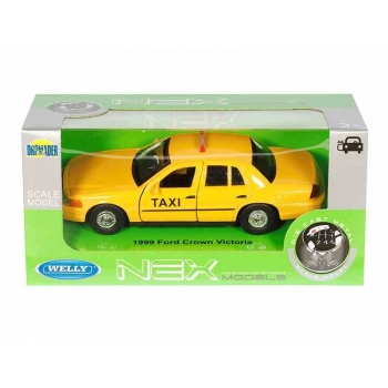 Model 1:34, 1999 Ford Crown  Victoria Taxi, żółty (A880FCVTZ)