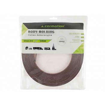 Listwa dekoracyjna, chrom, 12 mm x 8m (58990)