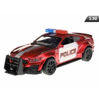 Ford Mustang Police, czerwony  CRASH CAR (A02400PC)
