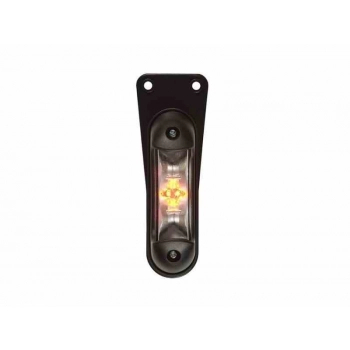 Lampa obrysowa LED, wisząca, potrójna, biało - pomarańczowo - czerwona