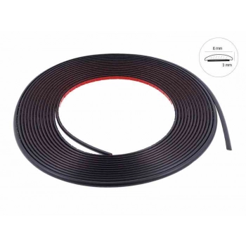 Listwa dekoracyjna, czarny mat, 6 mmx 8 m (86170)