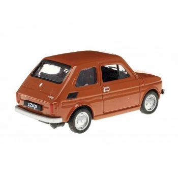 Model 1:43, FIAT 126P PRL, brązowy