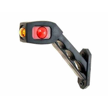 Lampa obrysowa LED skośna kombi lewa 12/24V