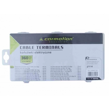Końcówki elektryczne, 360 szt.