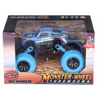 Model 1:64, Pojazd metalowy Big Wheels, niebieski