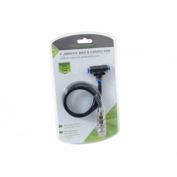 Trójnik-reduktor pneumatyczny z wężem 12 mm / 6 mm / 6 mm, 10 atm