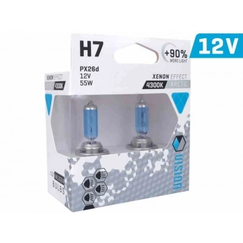 Żarówki VISION arctic white H7 12V 55WPX26d U E4 +90%, 2 szt.
