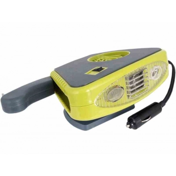 Ogrzewacz / wentylator 12V, 150W z latarką